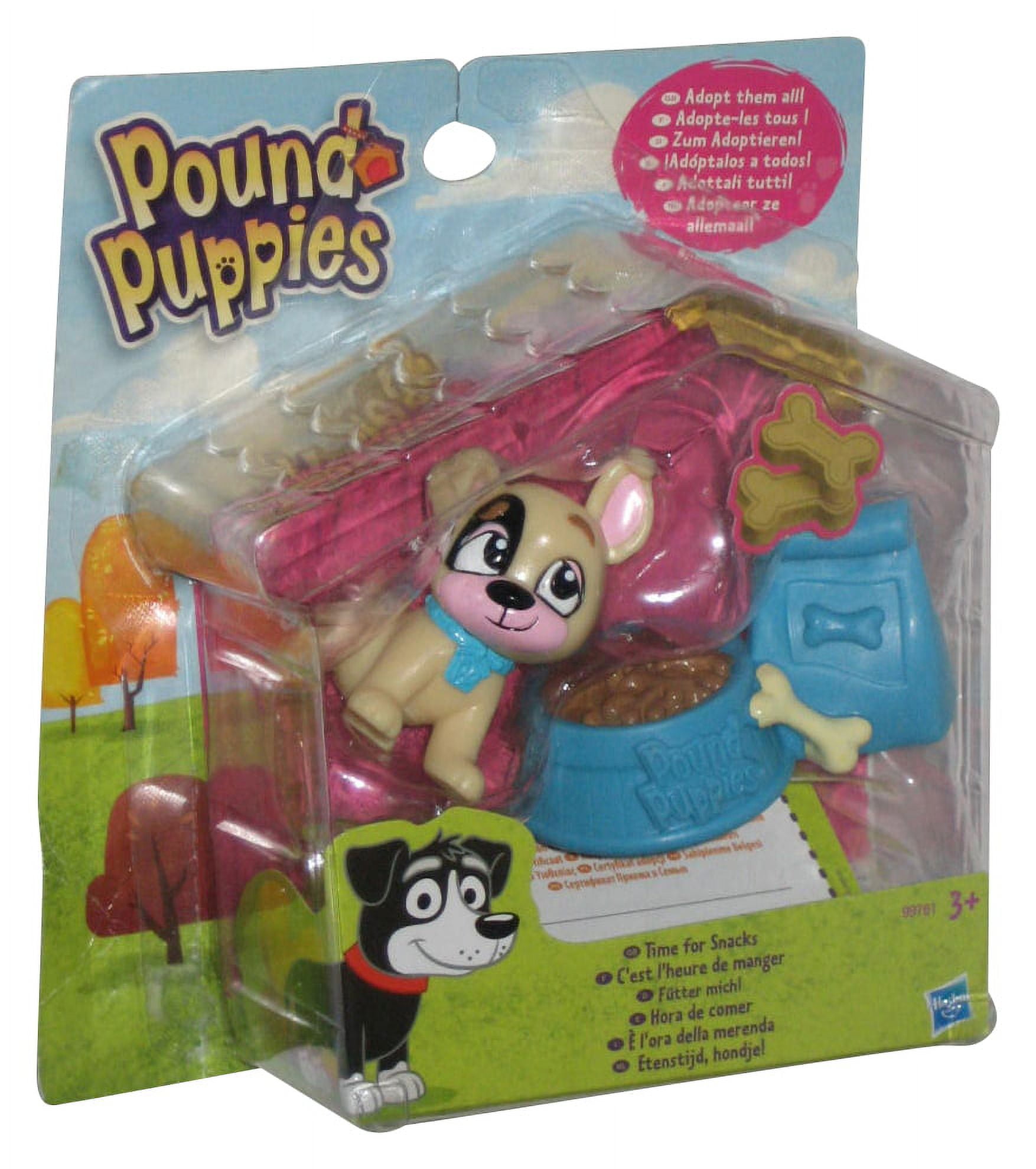 Pound Puppies Time For Snacks 2012 Hasbro Toy Figure Set 2 Pack