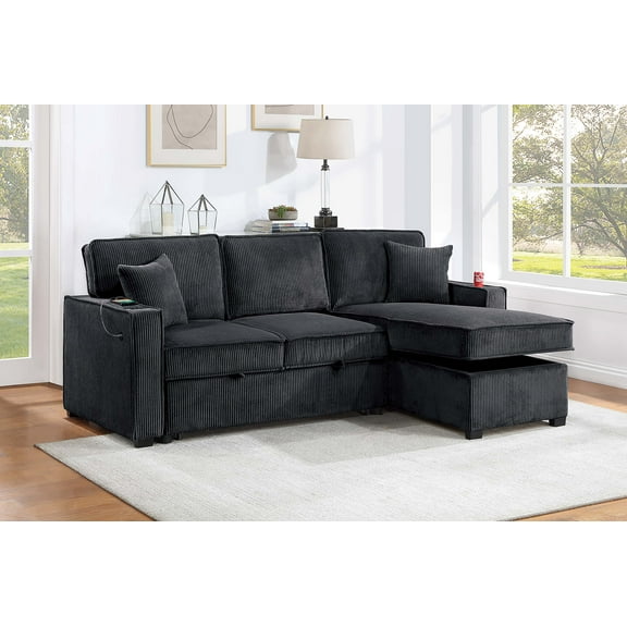 Poundex Convertible Sectional