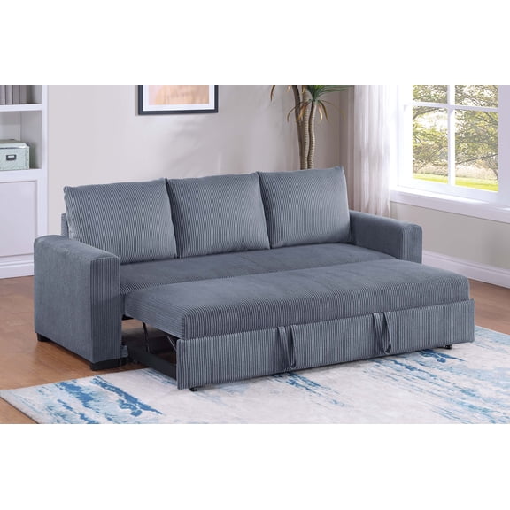 Poundex Convertible Sofa