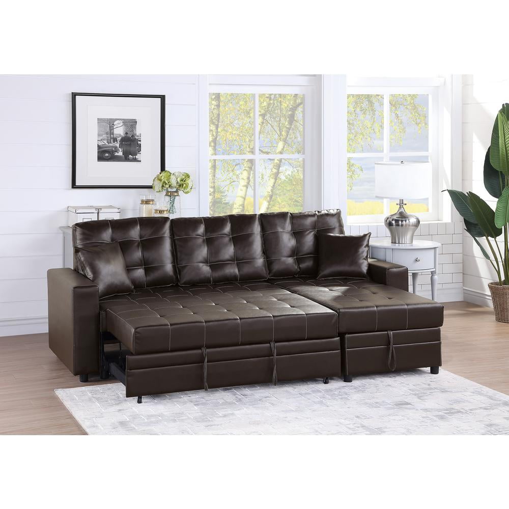 Poundex 2024 convertible sofa