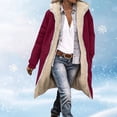 thumbnail image 1 of Pounoo Long Reversible Winter Coats for Women Oversized Fleece Puffer Thicken Warm Shearling Down Jackets Outerwear Long Coats Parka Jacket with Hood Gift, 1 of 6