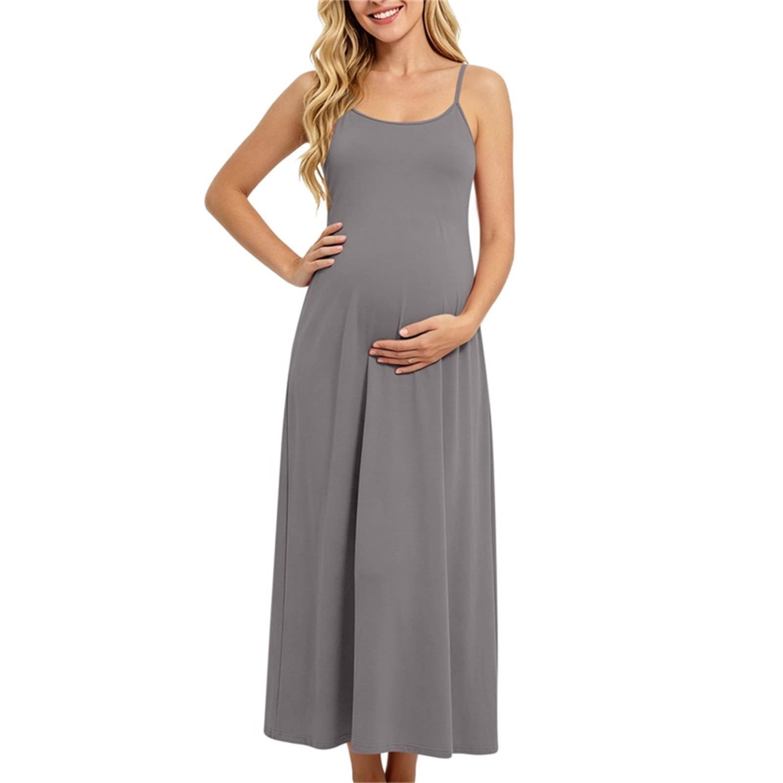 white flowy dress maternity Momyknows 2-in-1 Lace Cut Out Off Shoulder Tie Elegant Vacation Photoshoot Maxi Dress, Short Sleeve / L sheer short bell sleeves 17.5 34/35 Size:12M Dress to impress sailors