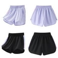 thumbnail image 1 of Pounoo New 2025 Girls Shorts Size 10-12 (6-16 Y) Color Stitching Color Children's Summer Breathable Shorts Girls' Casual Sports Pants Thin Shorts Shorts for Girls, 1 of 8