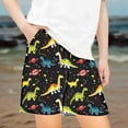 thumbnail image 1 of Pounoo New 2025 Girls Shorts Size 10-12 Cute Print Summer Shorts Elastic Waisted with Pocket Stretchable Shorts for Girls, 1 of 5