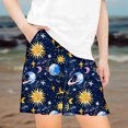 thumbnail image 1 of Pounoo New 2025 Girls Shorts Size 10-12 Fashion Printed Casual Shorts for Boys and Girls with Pocket Sweatpants Shorts for Girls, 1 of 5