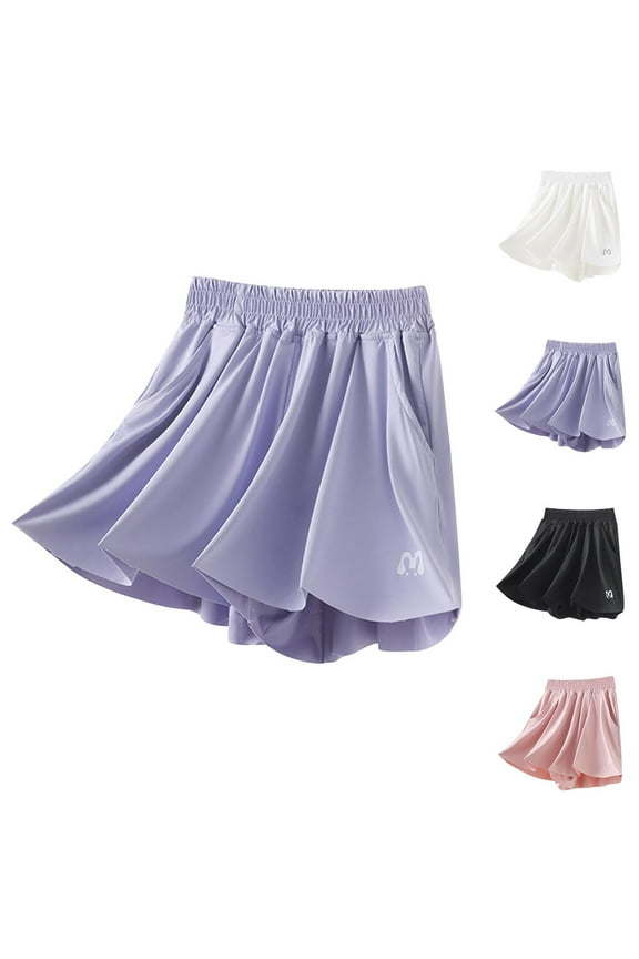 New 2025 Girls Shorts Size 10-12 Loose Print Summer Shorts Elastic Waisted with Pocket Comfortable Shorts for Girls