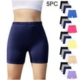 thumbnail image 1 of Pounoo New 2025 Shorts for Girls 4-16 (5-14Y) Girls' Leggings Solid Color Children's Pants Elastic and Comfortable Bottoming Yoga Shorts with 5 Pieces. Girls Shorts 7-8, 1 of 10