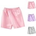 thumbnail image 1 of Pounoo New 2025 Shorts for Girls 4-16 Cozy Solid Summer Shorts Elastic Waisted Comfortable Girls Shorts 7-8, 1 of 6
