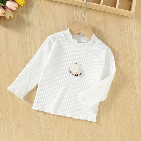 Pounoo New Style Sweaters for Girls Long Sleeve Tops Round Neck Print Soft Comfort Sweatshirts for Kids Sweatshirts for Teens