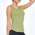 thumbnail image 1 of Pounoo Womens Active Tank Tops Sleeveless Square Neck Heathered Slim Fit Gym Workout Fitness Sessions Camis Tanks Tops Gift, 1 of 6