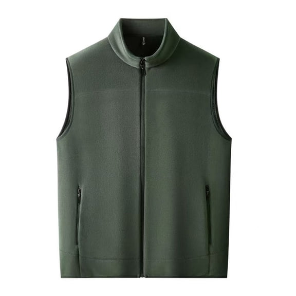 Pounoo Womens Polar Fleece Vest Outerwear Standing Collar Full Zipper Lightweight Soft Sleeveless Coat for Women with Pockets Gift