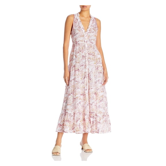 Poupette St Barth Womens Nana Ruffled Long Sundress