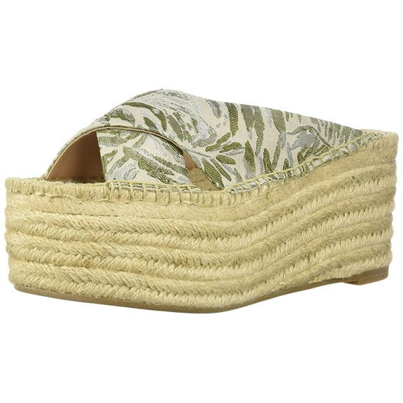 Pour La Victoire Rica Womens Sandals Espadrille Wedge Sandal Jungle Green Mules (Jungle, 11)