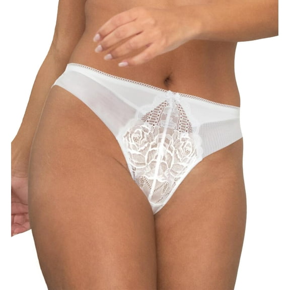 Pour Moi Ooo La La Thong (28604),XS,White