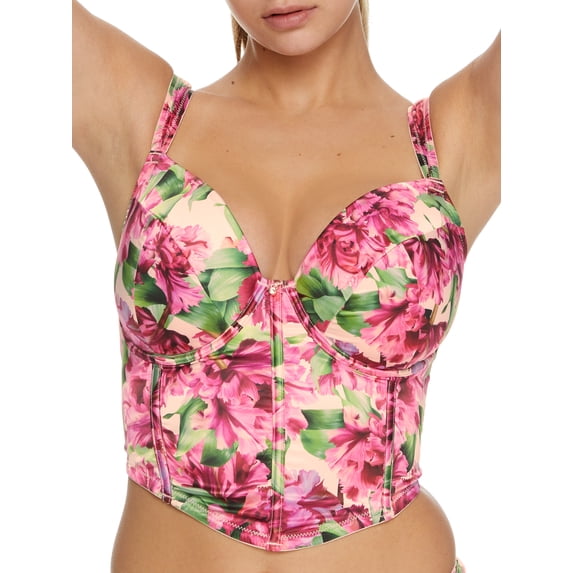 Pour Moi Womens Corset Couture Plunge Bustier Style-25902