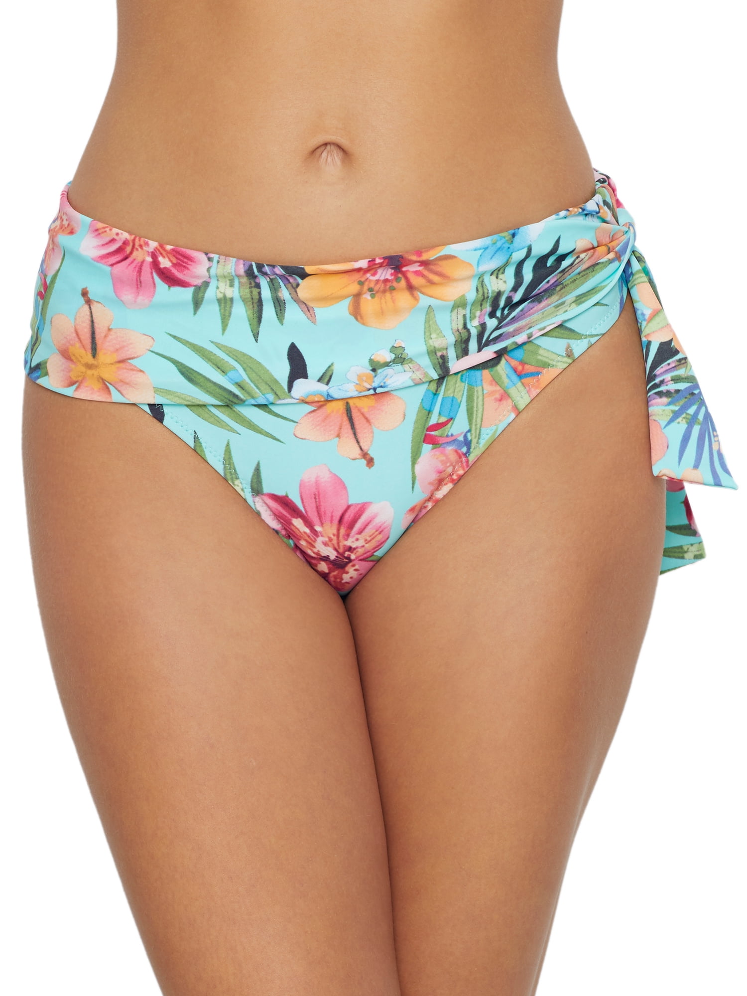 Pour Moi Womens Heatwave Tahiti FoldOver Bikini Bottom Style86003TAH Swimsuit