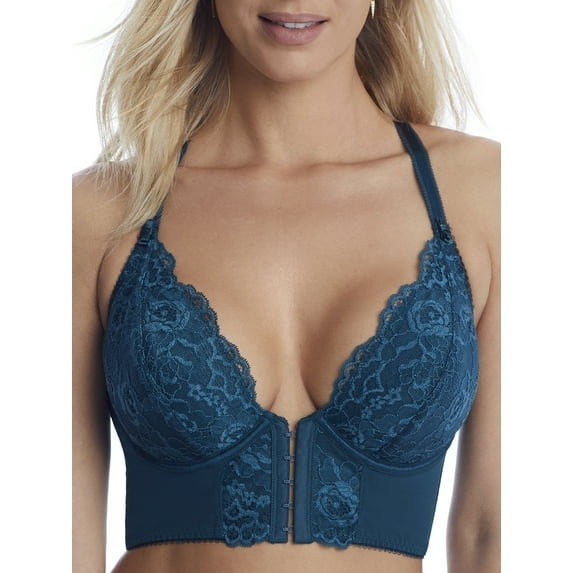 Pour Moi Womens Opulence Front-Close Longline Bra Style-11501