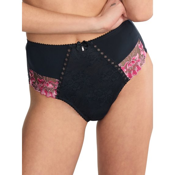 Pour Moi Womens Sofia Embroidered High-Waist Brief Style-3834