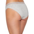 thumbnail image 1 of Women's Pour Moi 14603 Twist Cotton Brief Panty (Grey Marl L), 1 of 2