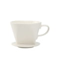 thumbnail image 1 of Pour Over Ceramic Coffee Dripper: 3-Hole Flat-Bottom Porcelain Cone for On-the-Go & Home Brewing, 1 of 4