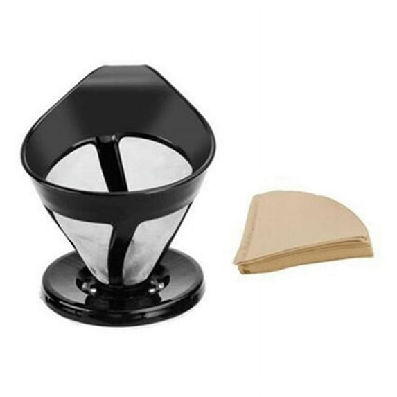 Pour Over Coffee Dripper, 2-4 Cups Filter Reusable Cone Slow Dripper Filters