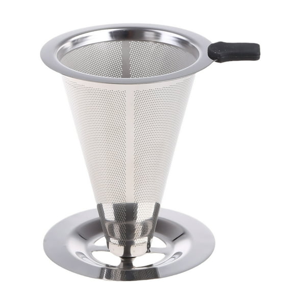 Pour Over Coffee Filter Reusable Coffee Dripper Coffee Holder Cone Funnel Basket
