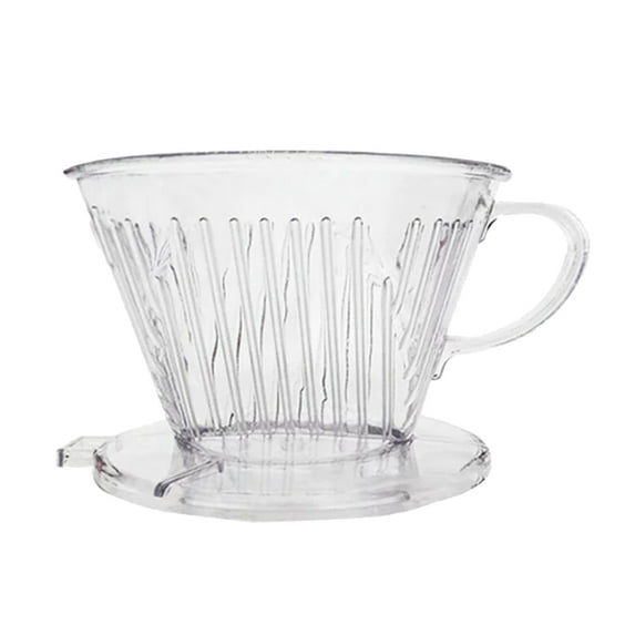 Pour Over Coffee Maker,Non-Electric Pour Over Coffee Dripper,Manual Brew Maker,Single Cups Slow Brewing Accessories for Gifts,Clear