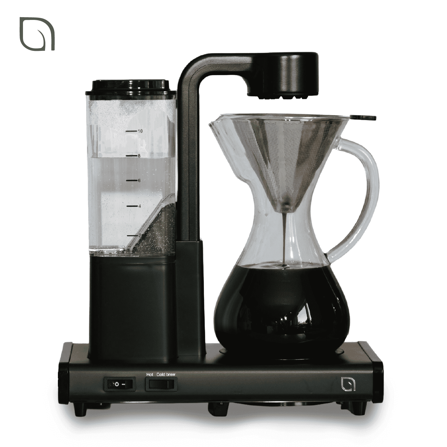 〈コーヒーさん専用〉 NW-VJ10-BA・KI-RS40-W Willow Kitchen Eco Series 10-Cup Pour Over Drip Hot & Iced Coffee