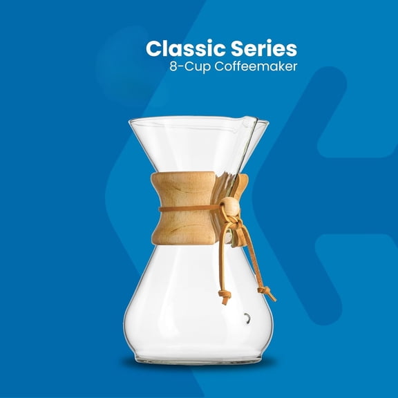 Pour-Over Glass Coffeemaker - Classic Series - 8-Cup - Exclusive Packaging