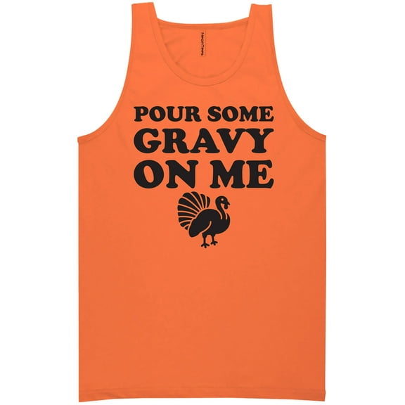 Pour Some Gravy On Me Neon Tank Top