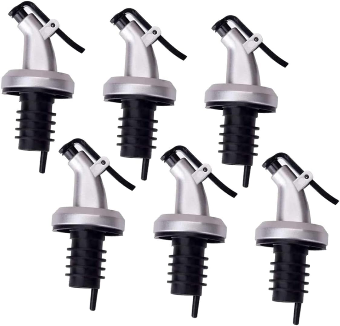 Pour Spout Flip Top 6pcs Spout Bottle Oil Jug Wine Preservers Vinegar