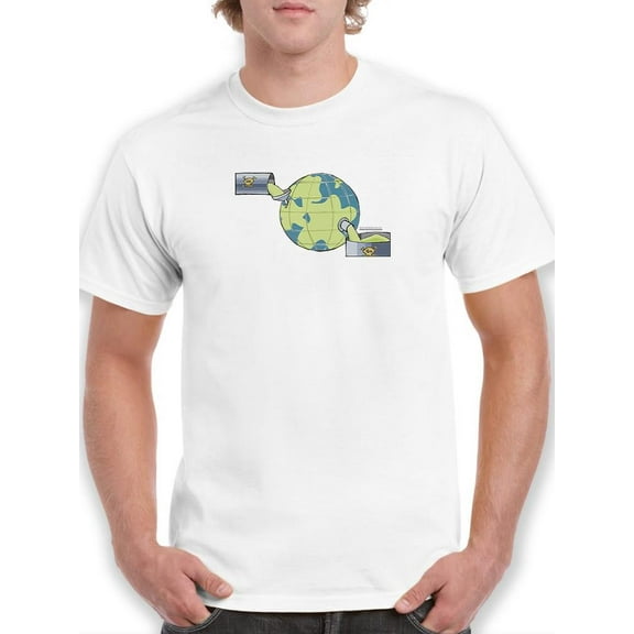 Pour Waste, Get Waste T-Shirt Men -Wilfred Hildonen Designs, Male XX-Large