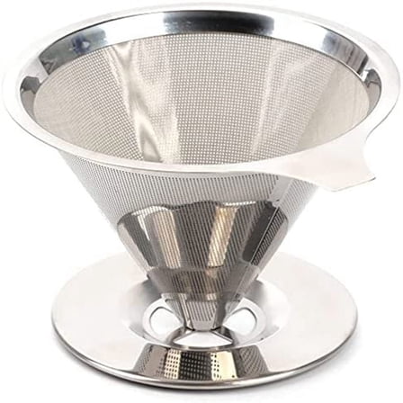 Pour over Coffee Dripper Reusable Cone Coffee Filter Portable