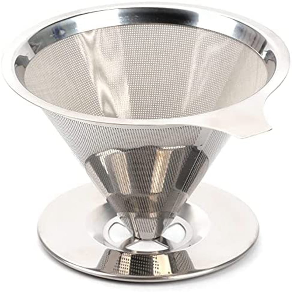 Pour over Coffee Dripper Reusable Drip Cone Coffee Filter Portable Pour