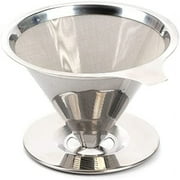Pour over Coffee Dripper Reusable Drip Cone Coffee Filter Portable