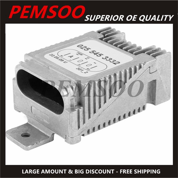 Pour255453332-Cooling Fan Control Tech Unit, Compatible with Mercedes-Benz C230, C280, E300, E320, Eturquoise SLK230, 1PC