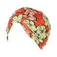 thumbnail image 1 of PoureLoom African Hats Head Wrap Pre Tied Knotted Turbans for Women Soft Stretchy African Pattern Pre-Tied F One Size, 1 of 4