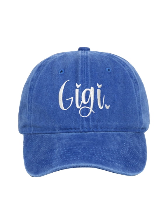 Blessed to Be Called Gigi Grandma Hat Baseball Cap Adjustable Dad Hats Gift for Men Women Outdoor Activities Blue 2 A