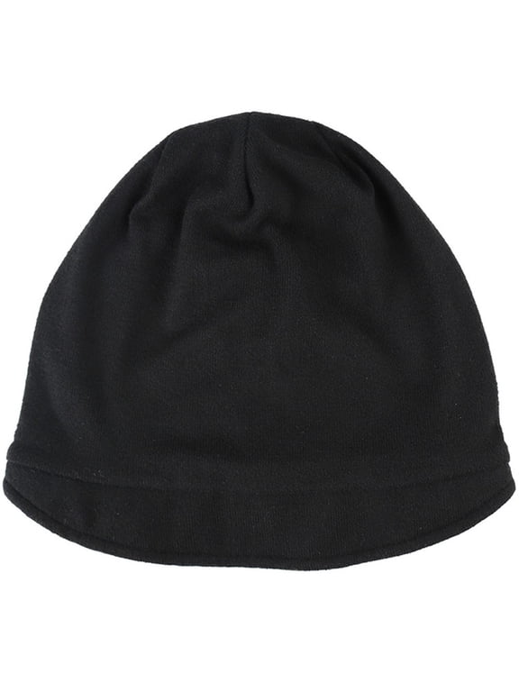 Chemo Cap, Soft Hat for Hair Loss, Headwear for Chemo Patients, Turban Beanie for Cancer Alopecia, Comfortable Daily Head Cover Black One Size