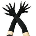 thumbnail image 1 of PoureLoom Claw Gloves Costumes for Women Long Fingernails Wolf Paw Glove for Party Black One Size, 1 of 3