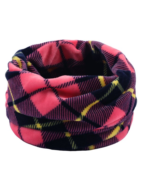 Fall Winter Scarfs for Women Plaid Infinity Scarf for Cold Weather Circle Loop Scarves X One Size