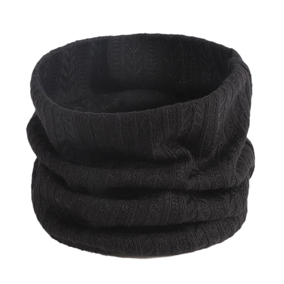 PoureLoom Fall Winter Women Scarves Cable Knitted Scarf For Women Warm Neck Warmer Cold Weather Black One Size