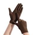 thumbnail image 1 of PoureLoom Full Finger Thin Hiking Gloves Women Men, Light Touchscreen UV Gloves for Hiking Running Workout Driving Women Men Coffee One Size, 1 of 6