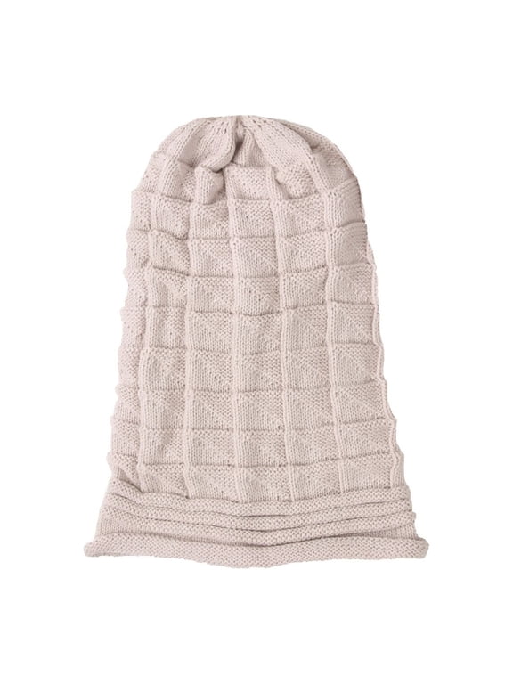 Slouchy Beanies for Women Cable Knit Winter Hats Ladies Gifts Chunky Skull Cap Thick Warm Stocking Caps for Cold Weather Daily Outdoor Wear Beige One Size