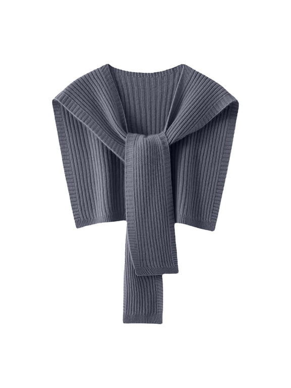 Sweater Shawl Wraps for Women Fashion Knitted Shoulder Shawls Ponchos Travel Casual Sweaters Scarf Cape Wraps B One Size