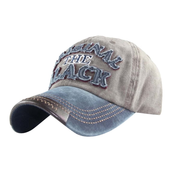 PoureLoom Vintage Washed Baseball Cap For Men & Woman Distressed Adjustable Dad Hat With Embroidered Lettering Retro Casual Cap Khaki One Size