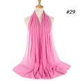 thumbnail image 1 of PoureLoom for Women Lightweight Breathable Solid Color Soft Chiffon Long Fashion Scarves Sun-proof Shawls Wrap Pink One Size, 1 of 2