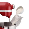 thumbnail image 1 of Pouring Chute for KitchenAid Stand Mixer Metal Bowl, Durable Stainless Steel Flour and Liquid Pouring Shield Guard, 1 of 6