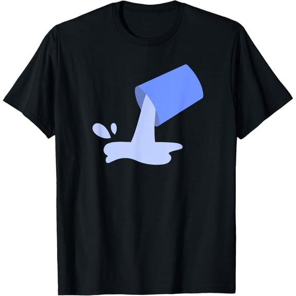 Pouring Liquid T-Shirt men and women can wear, black, white, gifts