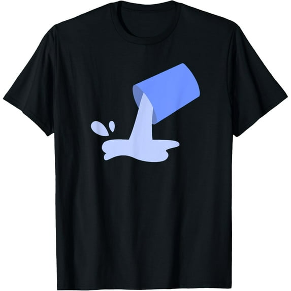 Pouring Liquid T-Shirt men and women can wear, black, white, gifts